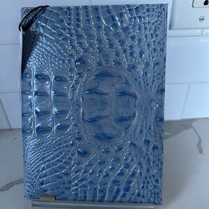 Brahmin journal heavenly blue Melbourne leather